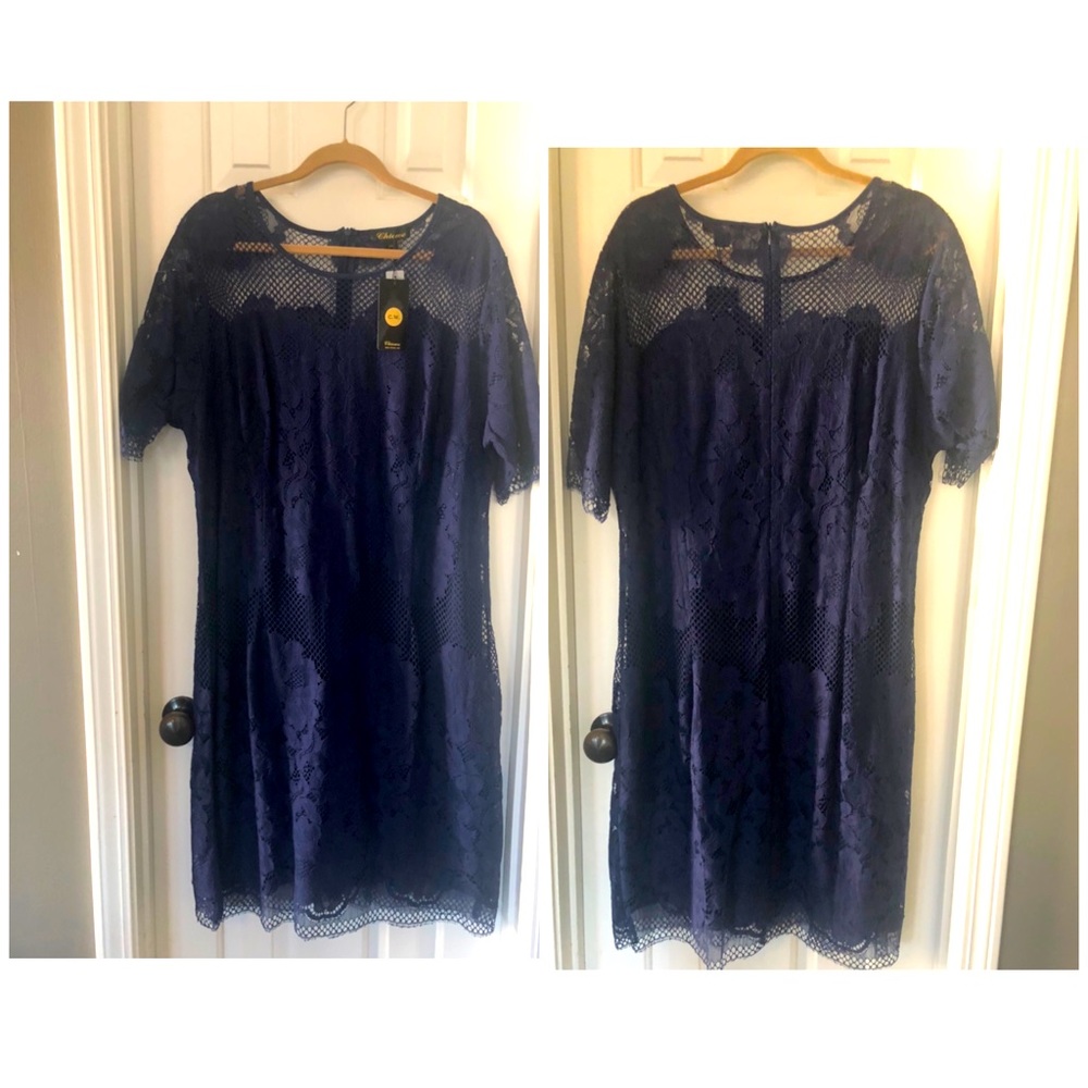 Navy Lace Women’s Dress